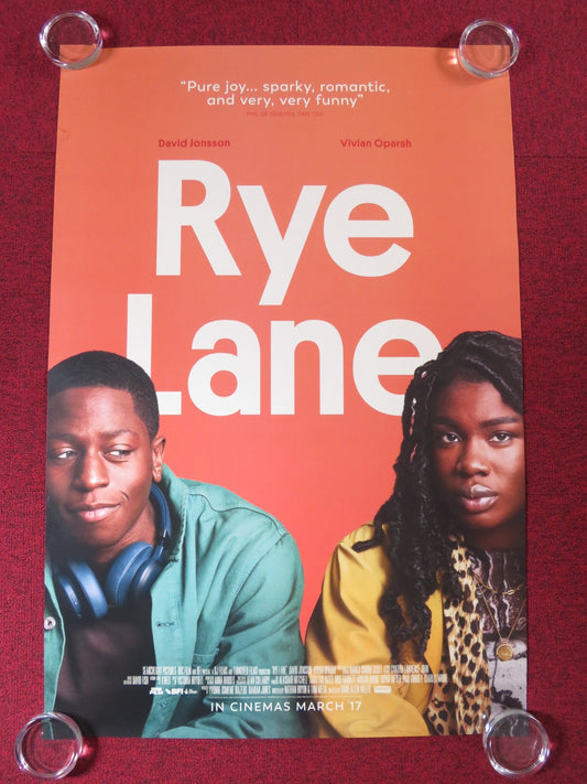 RYE LANE US ONE SHEET ROLLED POSTER DAVID JONSSON VIVIAN OPARAH 2023 Rendezvous Cinema Movie posters