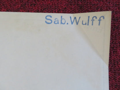 SABINE WULFF GERMAN POSTER ROLLED KARIN DUWEL JUTTA WACHOWIAK 1978 Rendezvous Cinema Movie posters