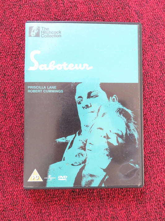 SABOTEUR (DVD) PRISCILLA LANE ROBERT CUMMINGS 1942 REGION 2 Rendezvous Cinema Movie posters