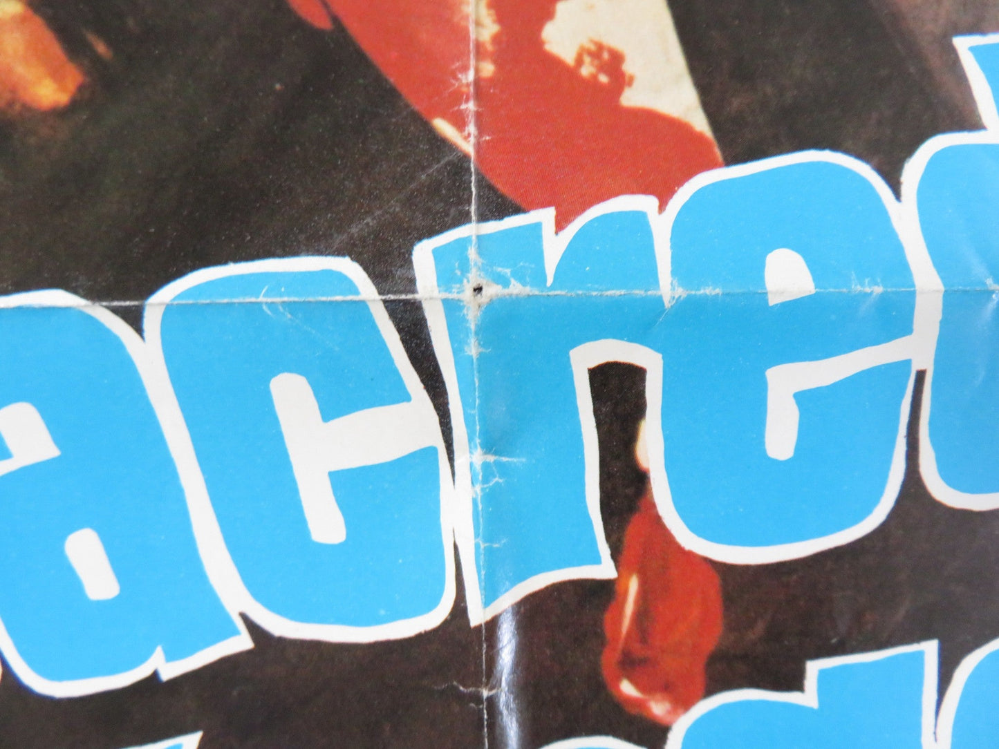 SACRED KNIVES OF VENGEANCE FOLDED US ONE SHEET POSTER HUA TSUNG PING WANG 1973 Rendezvous Cinema Movie posters