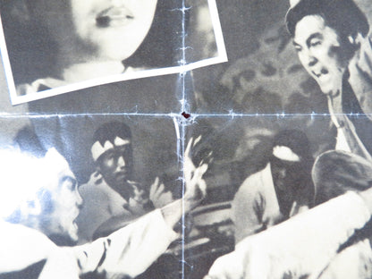 SACRED KNIVES OF VENGEANCE FOLDED US ONE SHEET POSTER HUA TSUNG PING WANG 1973 Rendezvous Cinema Movie posters