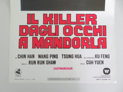 SACRED KNIVES OF VENGEANCE ITALIAN LOCANDINA POSTER CHIN HAN WANG PING 1973 Movie posters