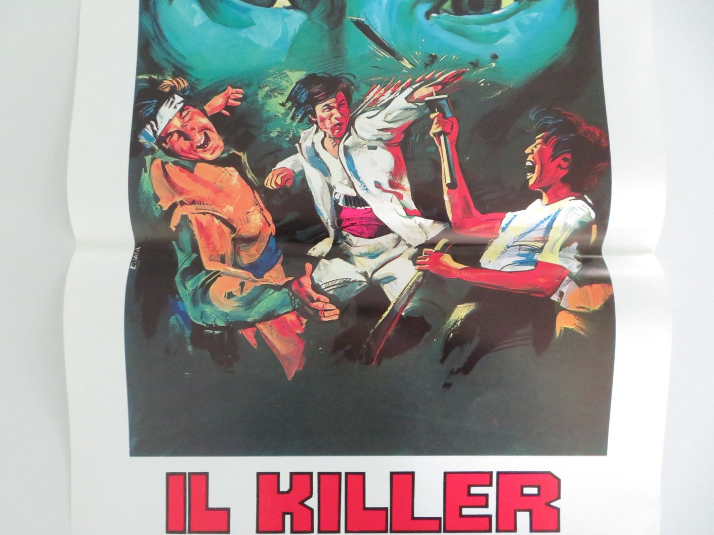 SACRED KNIVES OF VENGEANCE ITALIAN LOCANDINA POSTER CHIN HAN WANG PING 1973 Movie posters