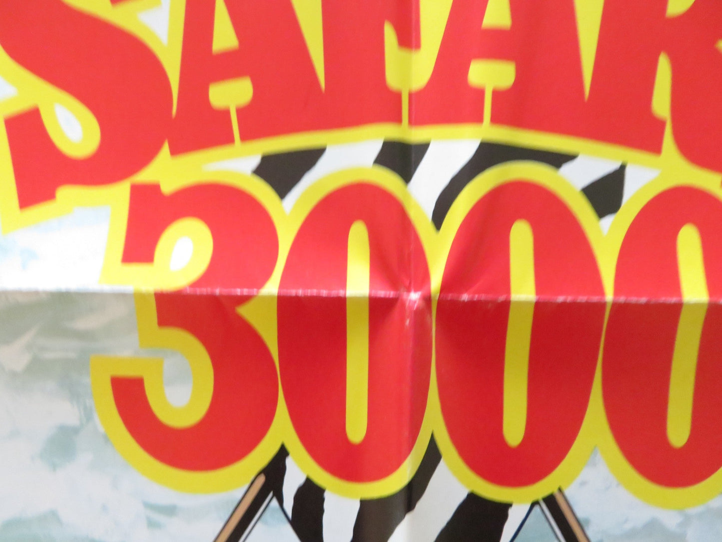 SAFARI 3000 FOLDED US ONE SHEET POSTER STOCKARD CHANNING DAVID CARRADINE 1982 Rendezvous Cinema Movie posters