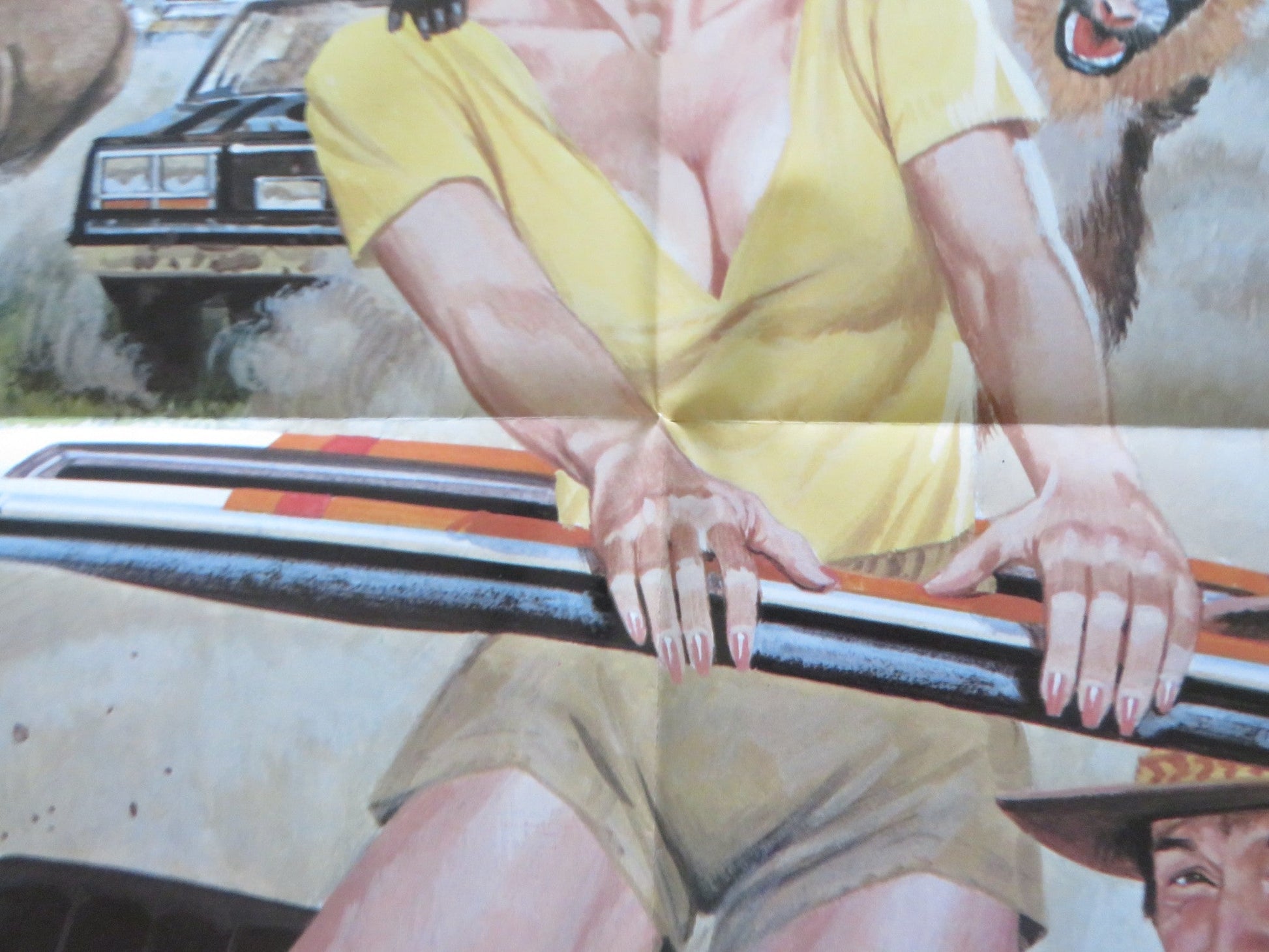 SAFARI 3000 FOLDED US ONE SHEET POSTER STOCKARD CHANNING DAVID CARRADINE 1982 Rendezvous Cinema Movie posters