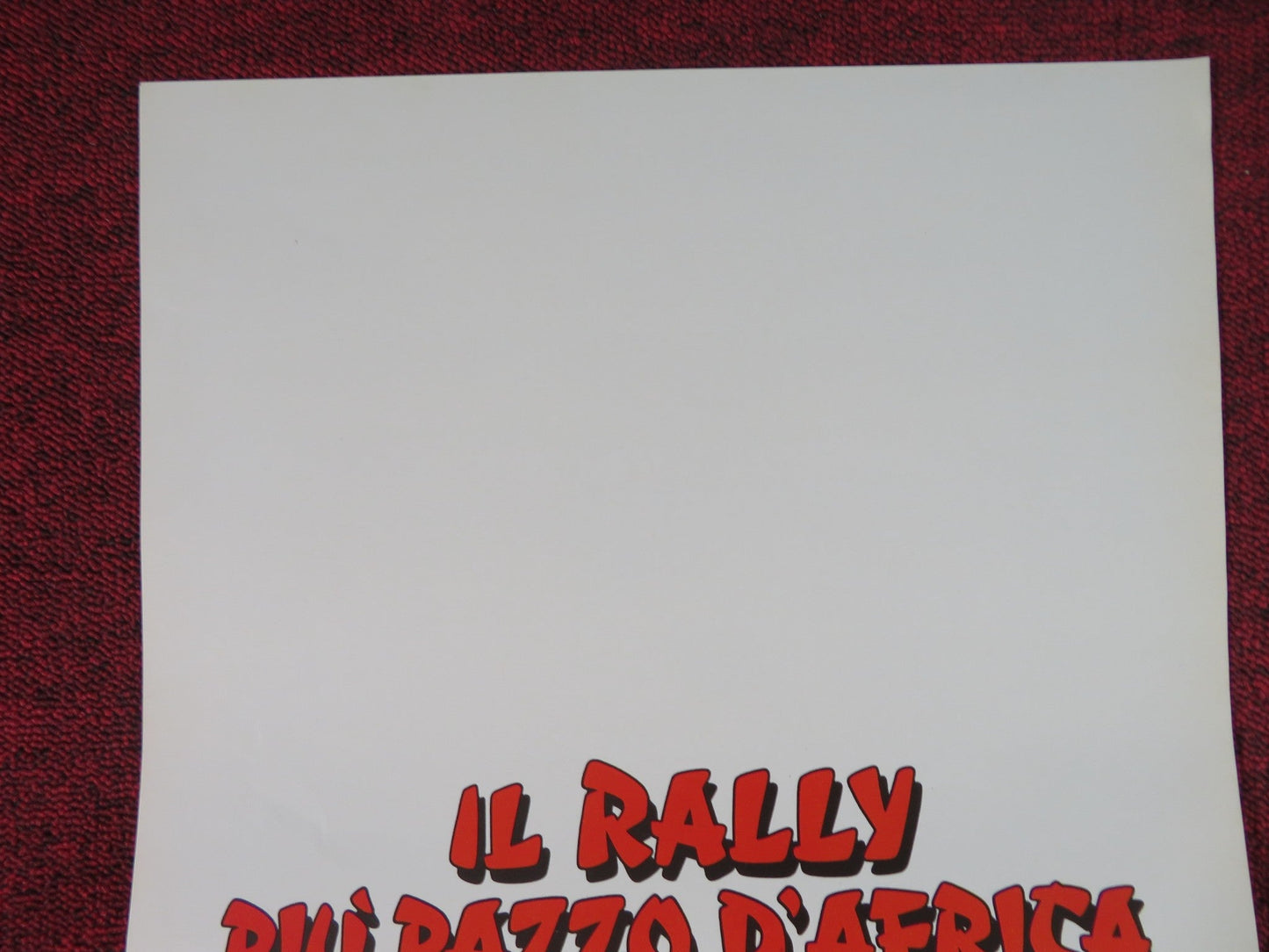 SAFARI 3000 ITALIAN LOCANDINA POSTER STOCKARD CHANNING DAVID CARRADINE 1982 Rendezvous Cinema Movie posters