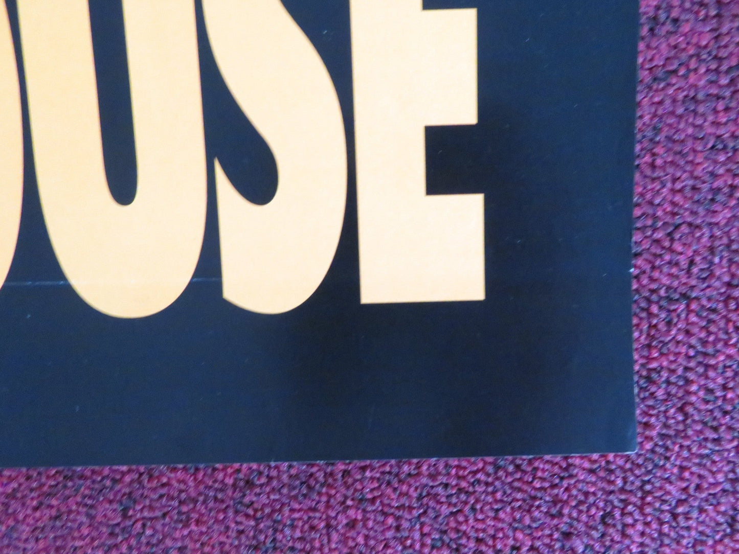 SAFE HOUSE / ROAD ENDS VHS VIDEO POSTER DENNIS HOPPER PETER COYOTE 1997 Rendezvous Cinema Movie posters