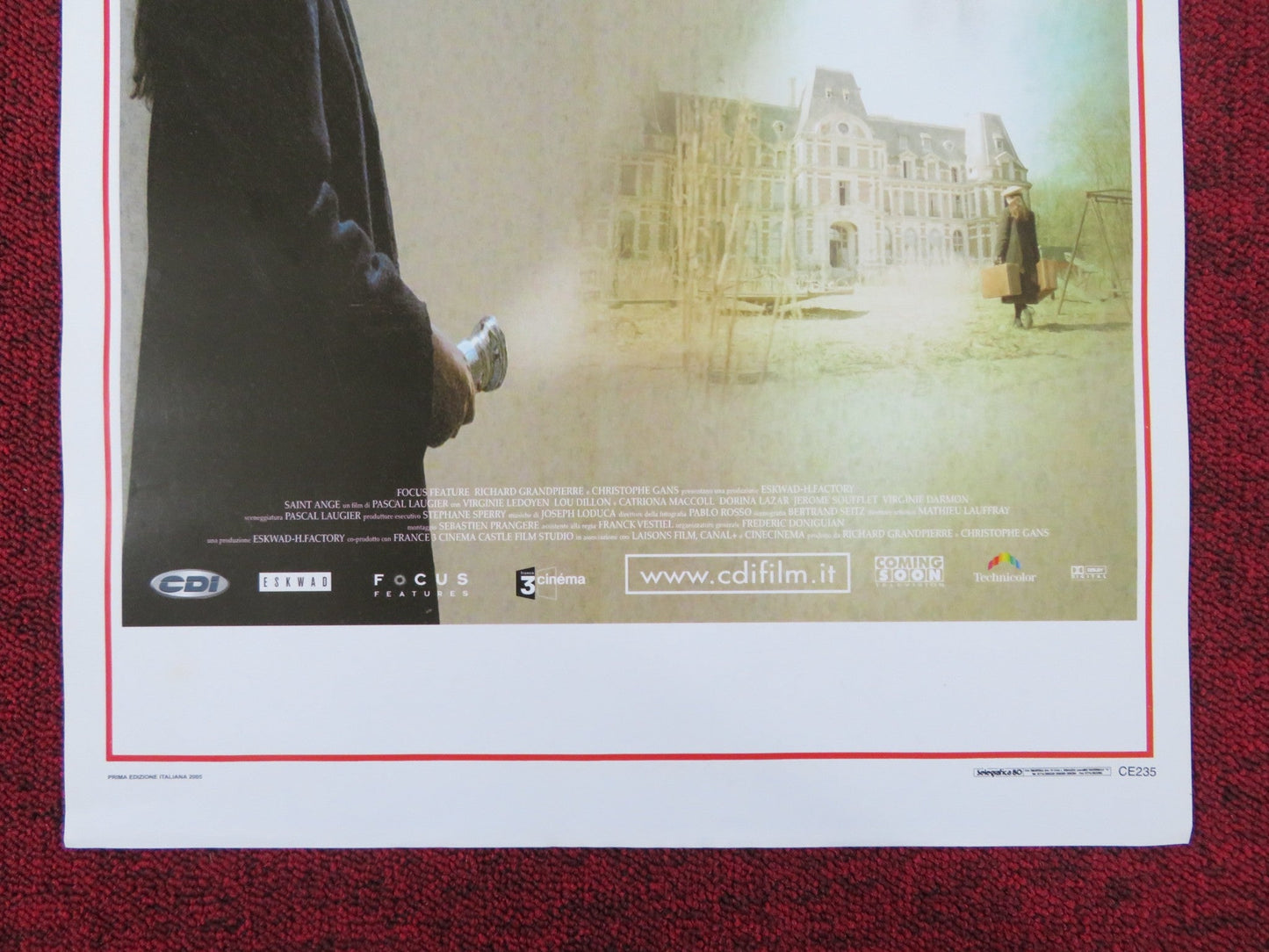 SAINT ANGE ITALIAN LOCANDINA POSTER VIRGINIE LEDOYEN LOU DOILLON 2005 Rendezvous Cinema Movie posters