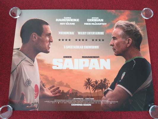 Saipan UK Quad Rolled Poster Éanna Hardwicke Steve Coogan Peter McDonald 2025 Movie posters