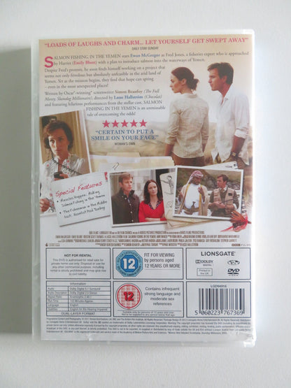 SALMON FISHING IN THE YEMEN (DVD) EWAN MCGREGOR EMILY BLUNT 2011 REGION 2 Rendezvous Cinema Movie posters