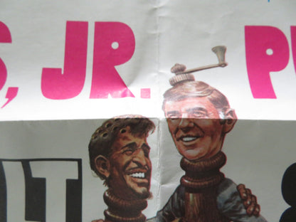 SALT AND PEPPER FOLDED US ONE SHEET POSTER SAMMY DAVIS JR. PETER LAWFORD 1968 Rendezvous Cinema Movie posters