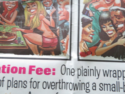 SALT AND PEPPER FOLDED US ONE SHEET POSTER SAMMY DAVIS JR. PETER LAWFORD 1968 Rendezvous Cinema Movie posters