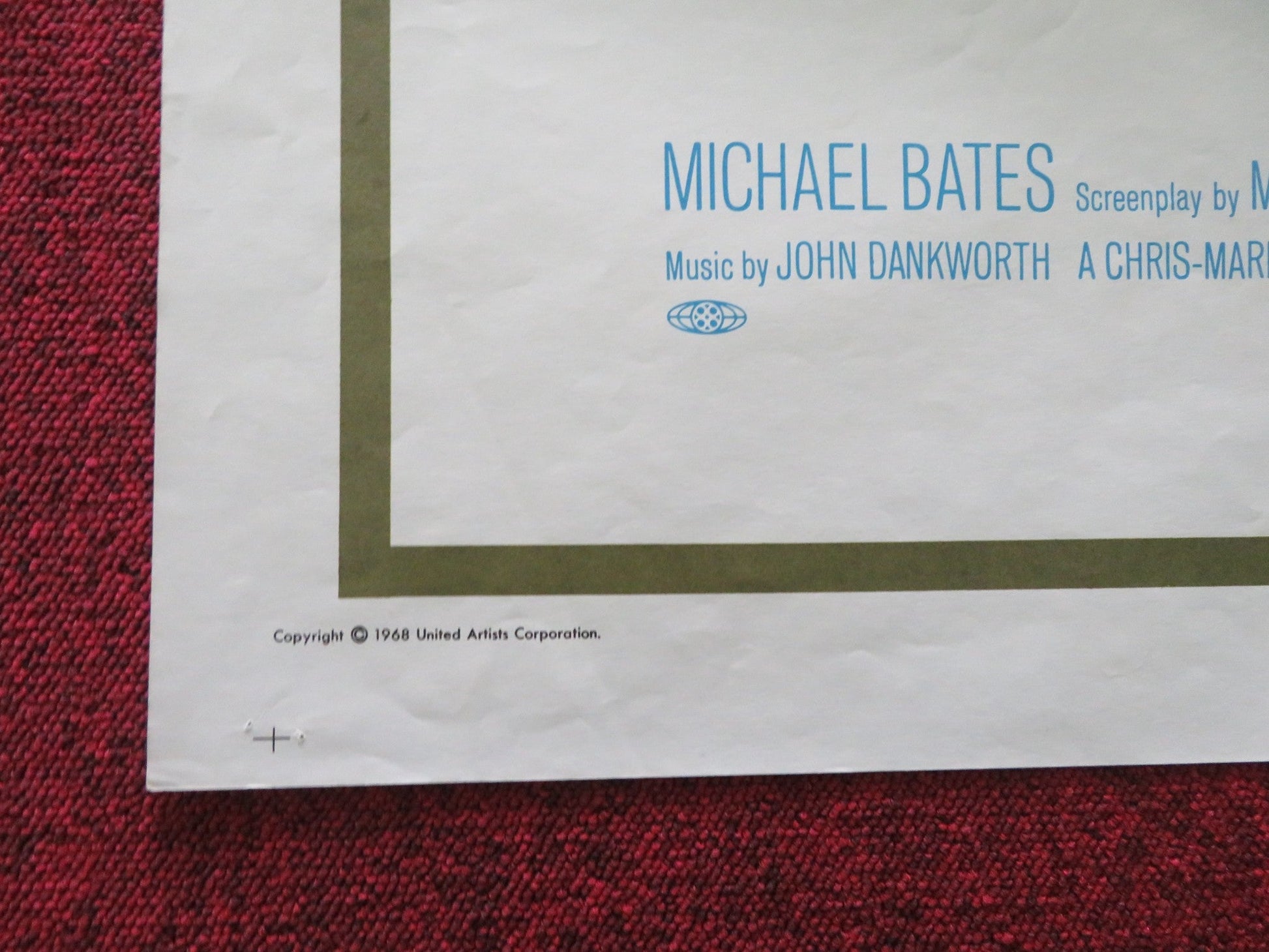 SALT AND PEPPER FOLDED US ONE SHEET POSTER SAMMY DAVIS JR. PETER LAWFORD 1968 Rendezvous Cinema Movie posters