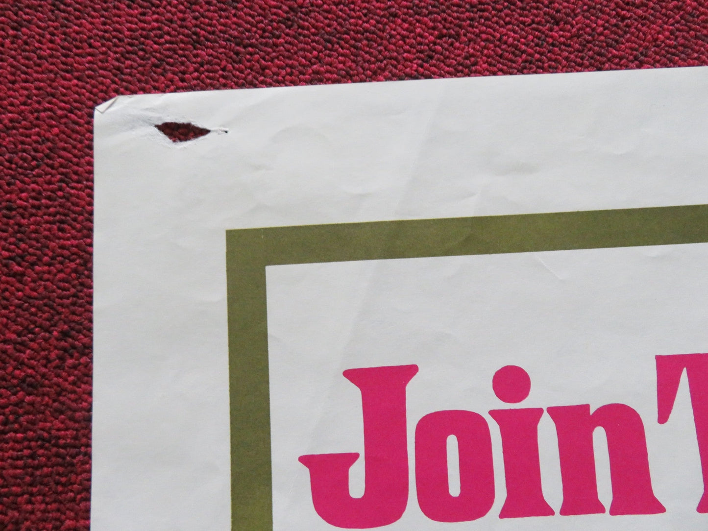 SALT AND PEPPER FOLDED US ONE SHEET POSTER SAMMY DAVIS JR. PETER LAWFORD 1968 Rendezvous Cinema Movie posters