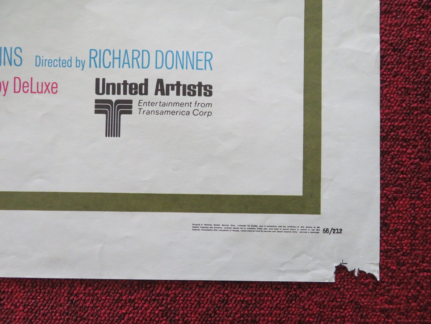 SALT AND PEPPER FOLDED US ONE SHEET POSTER SAMMY DAVIS JR. PETER LAWFORD 1968 Rendezvous Cinema Movie posters