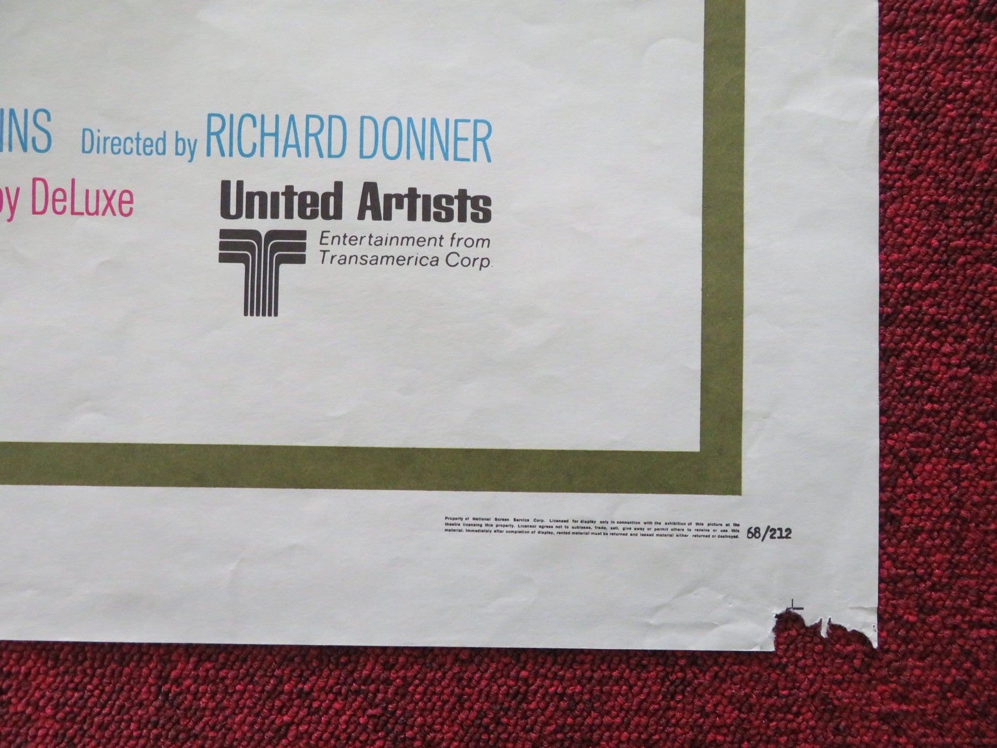 SALT AND PEPPER FOLDED US ONE SHEET POSTER SAMMY DAVIS JR. PETER LAWFORD 1968 Rendezvous Cinema Movie posters