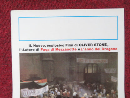 SALVADOR ITALIAN LOCANDINA POSTER JAMES WOODS JIM BELUSHI 1986 Rendezvous Cinema Movie posters