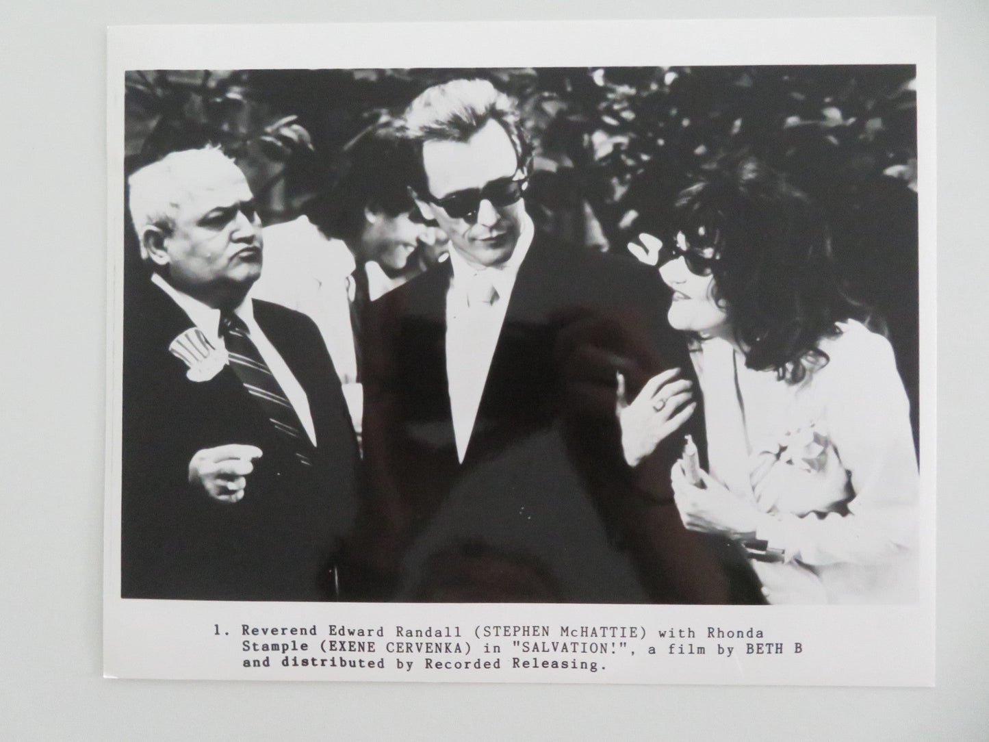 SALVATION! MOVIE STILL PHOTO LOT OF 5 STEPHEN MCHATTIE DOMINIQUE DAVALOS 1987 - Rendezvous Cinema