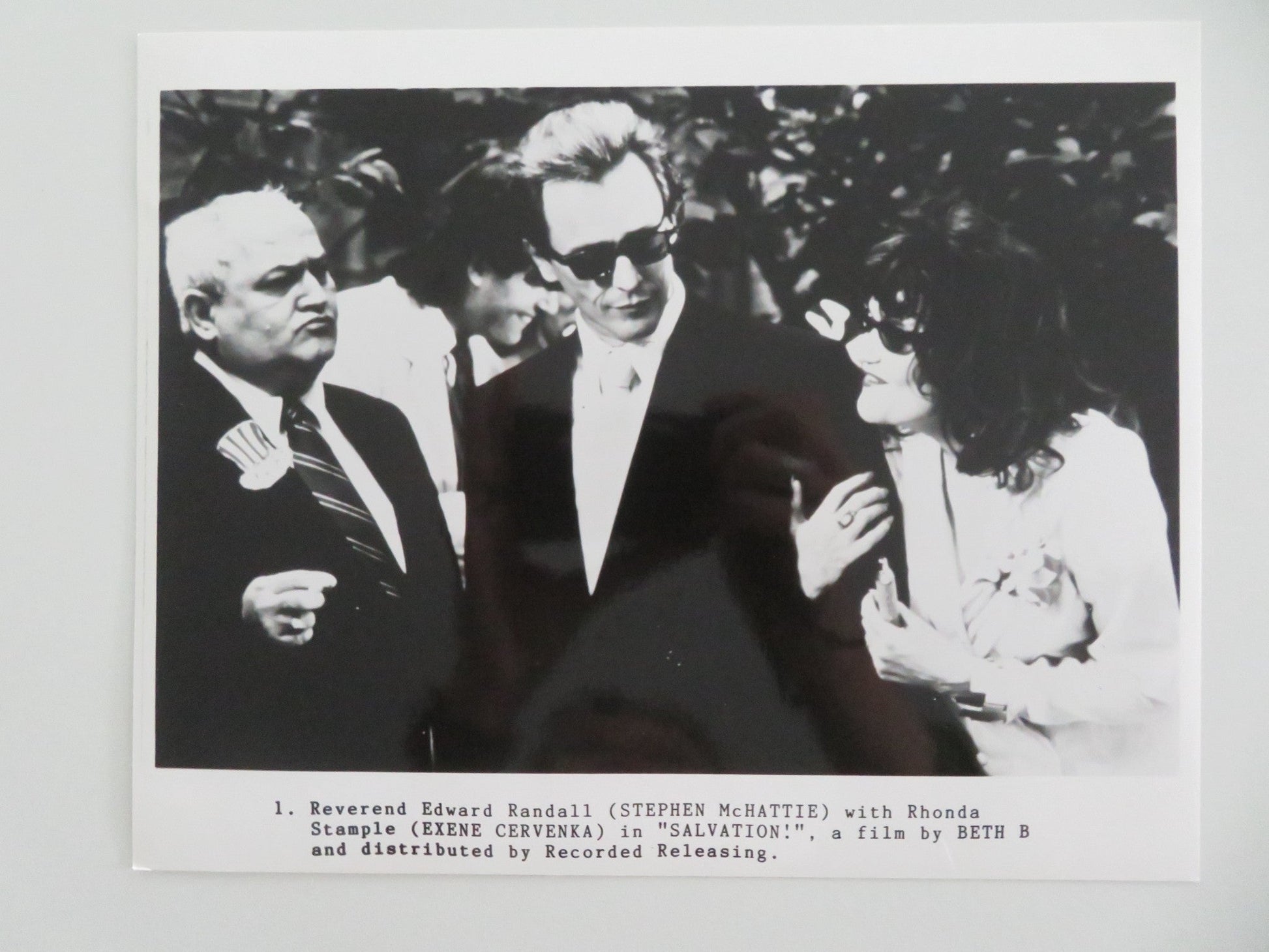 SALVATION! MOVIE STILL PHOTO LOT OF 5 STEPHEN MCHATTIE DOMINIQUE DAVALOS 1987 - Rendezvous Cinema