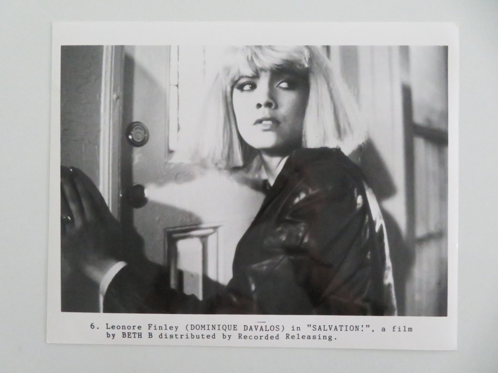 SALVATION! MOVIE STILL PHOTO LOT OF 5 STEPHEN MCHATTIE DOMINIQUE DAVALOS 1987 - Rendezvous Cinema