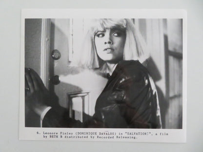 SALVATION! MOVIE STILL PHOTO LOT OF 5 STEPHEN MCHATTIE DOMINIQUE DAVALOS 1987 - Rendezvous Cinema