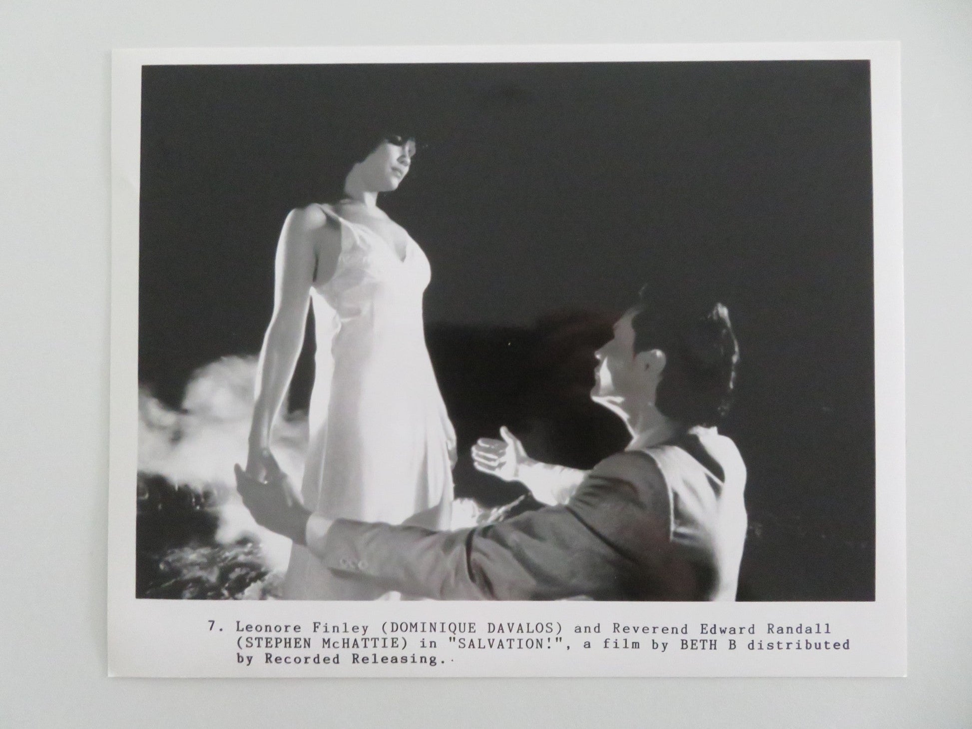 SALVATION! MOVIE STILL PHOTO LOT OF 5 STEPHEN MCHATTIE DOMINIQUE DAVALOS 1987 - Rendezvous Cinema