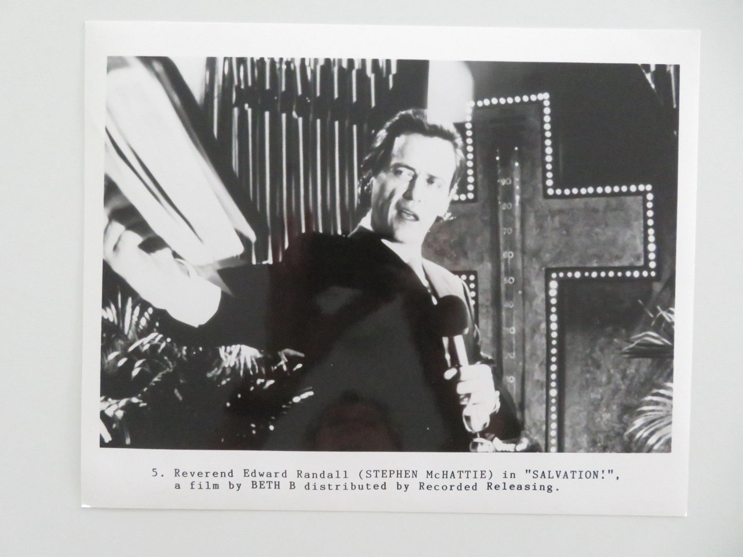 SALVATION! MOVIE STILL PHOTO LOT OF 5 STEPHEN MCHATTIE DOMINIQUE DAVALOS 1987 - Rendezvous Cinema