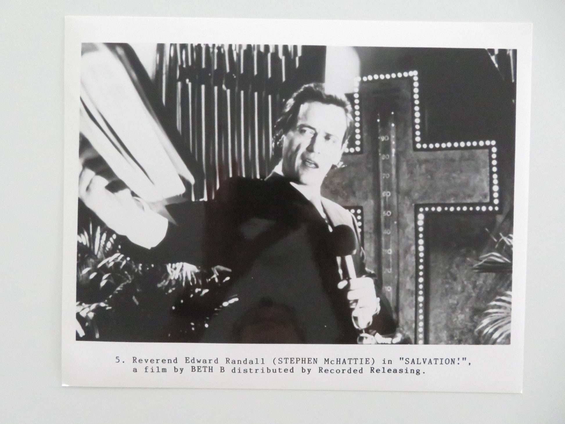 SALVATION! MOVIE STILL PHOTO LOT OF 5 STEPHEN MCHATTIE DOMINIQUE DAVALOS 1987 - Rendezvous Cinema