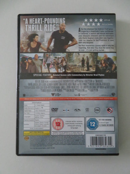 SAN ANDREAS (DVD) DWAYNE JOHNSON PAUL GIAMATTI 2015 REGION 2 Movie posters