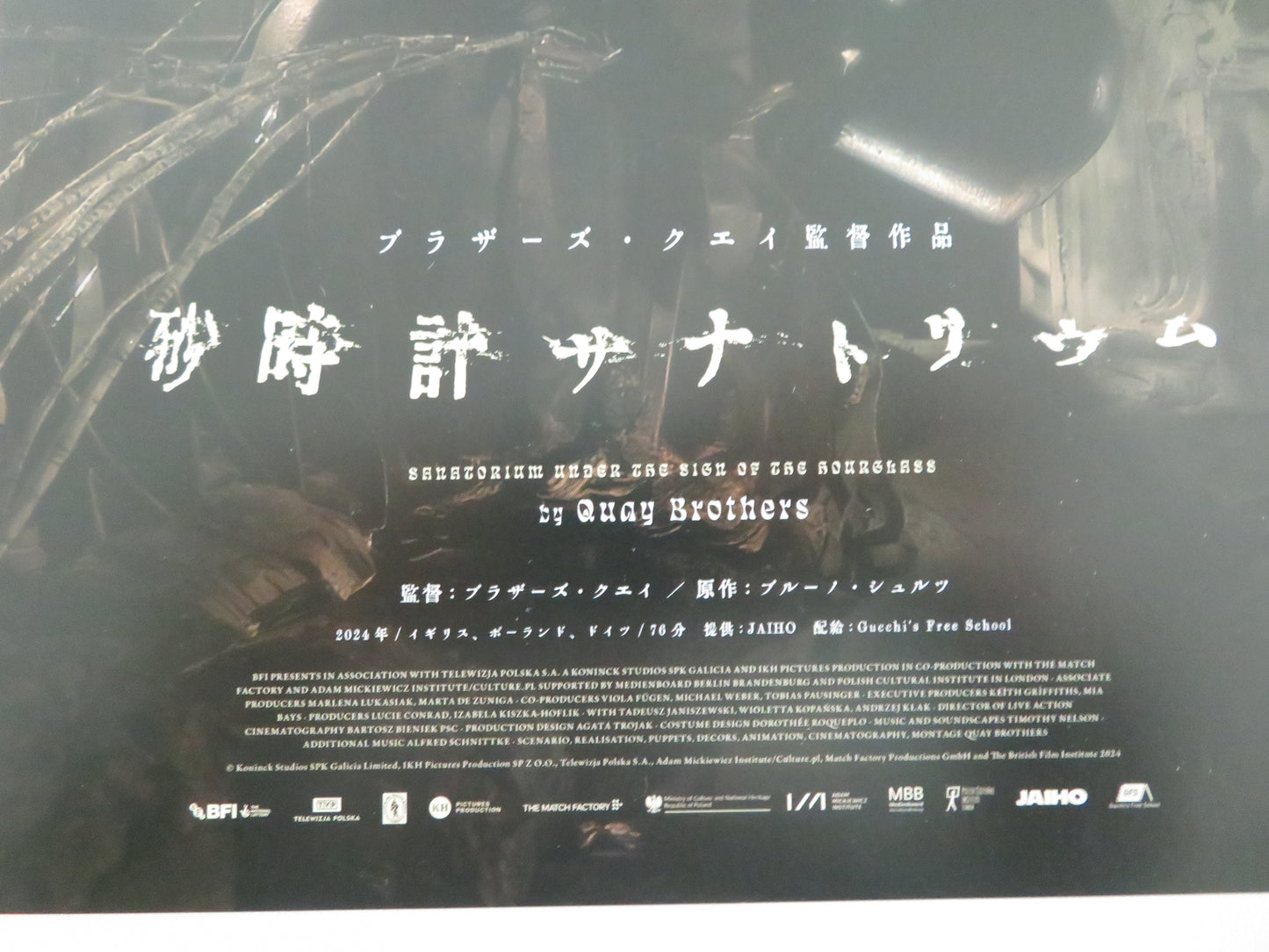 Sanatorium Under the Sign of the Hourglass Japanese Chirashi (B5) Poster 2024 Movie posters