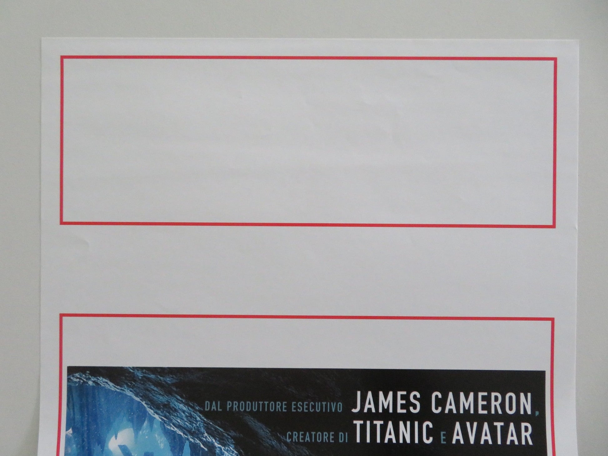 Sanctum 3D Italian Locandina Poster Richard Roxburgh Ioan Gruffudd 2011 Movie posters
