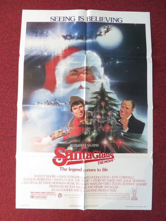 SANTA CLAUS THE MOVIE FOLDED US ONE SHEET POSTER DUDLEY MOORE JOHN LITHGOW 1985 Rendezvous Cinema Movie posters