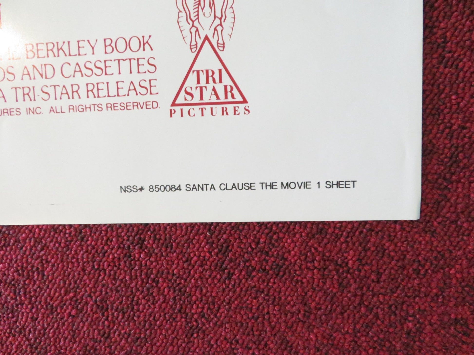 SANTA CLAUS THE MOVIE FOLDED US ONE SHEET POSTER DUDLEY MOORE JOHN LITHGOW 1985 Rendezvous Cinema Movie posters