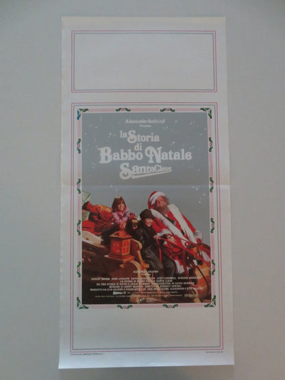SANTA CLAUS: THE MOVIE ITALIAN LOCANDINA POSTER DUDLEY MOORE JOHN LITHGOW 1985 Movie posters
