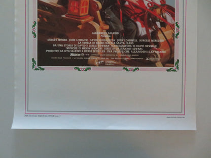 SANTA CLAUS: THE MOVIE ITALIAN LOCANDINA POSTER DUDLEY MOORE JOHN LITHGOW 1985 Movie posters