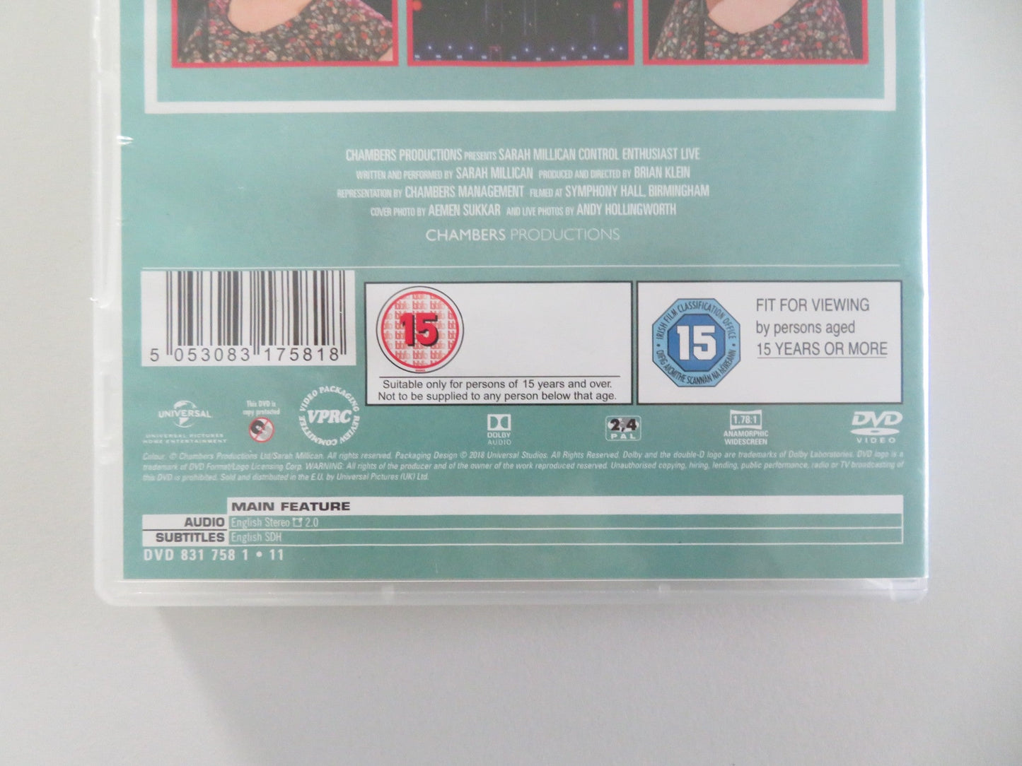 SARAH MILLICAN: CONTROL ENTHUSIAST LIVE (DVD) SARAH MILLICAN 2018 REGION 2,4 Movie posters