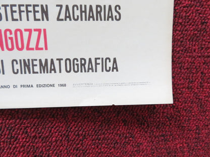 SARDINIA: KIDNAPPED ITALIAN LOCANDINA POSTER FRANCO NERO CHARLOTTE RAMPLING 1968 Rendezvous Cinema Movie posters