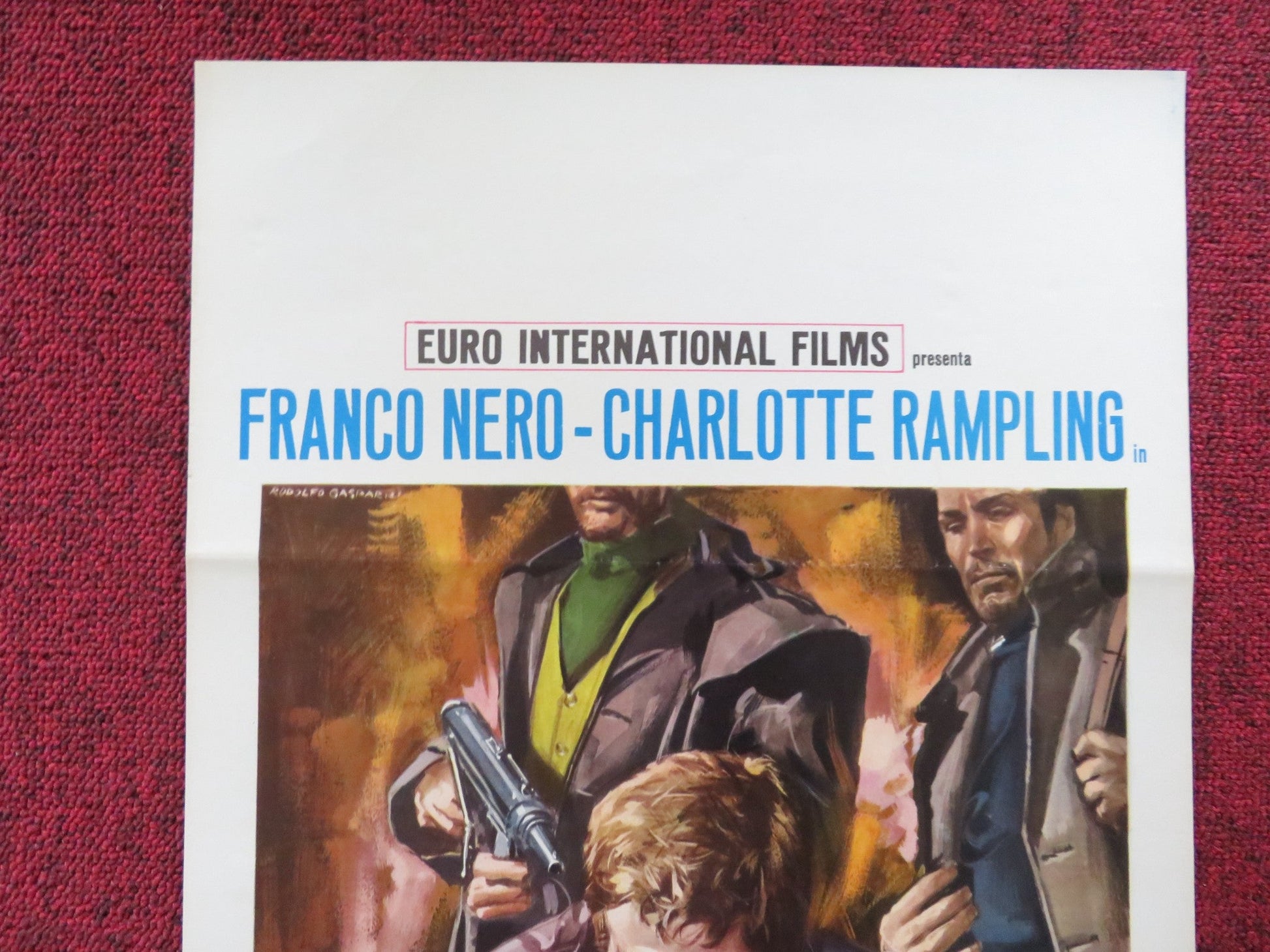SARDINIA: KIDNAPPED ITALIAN LOCANDINA POSTER FRANCO NERO CHARLOTTE RAMPLING 1968 Rendezvous Cinema Movie posters