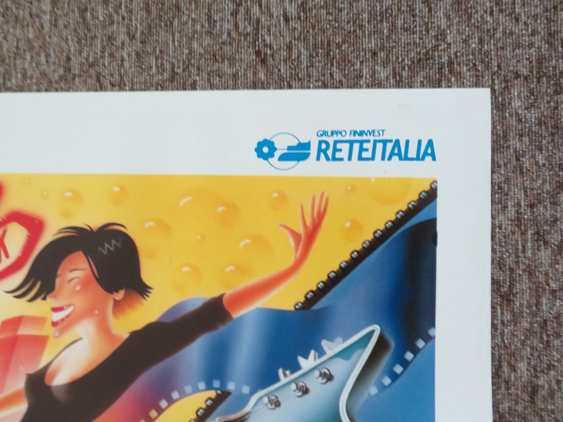 SAREMO FELICI ITALIAN 2 FOGLIO POSTER JO CHAMPA MAURIZIO FERRINI 1989 Rendezvous Cinema Movie posters