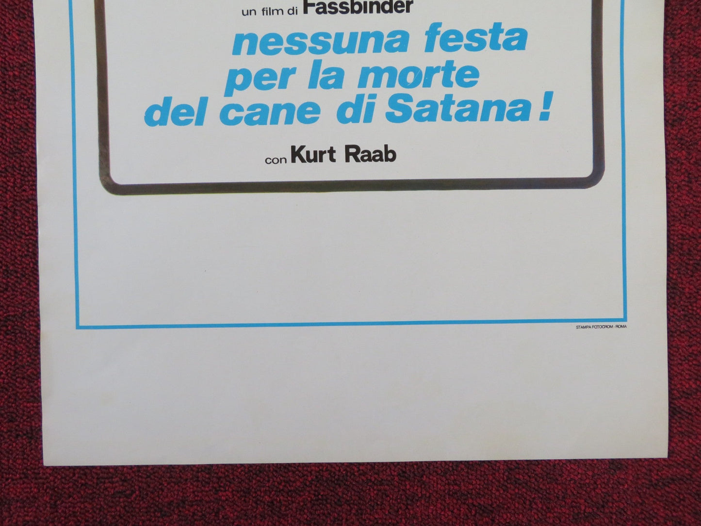 SATAN'S BREW ITALIAN LOCANDINA POSTER KURT RAAB MARGIT CARSTENSEN 1976 Rendezvous Cinema Movie posters