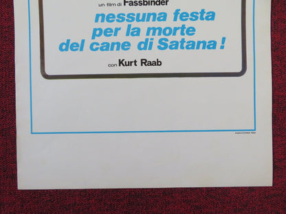 SATAN'S BREW ITALIAN LOCANDINA POSTER KURT RAAB MARGIT CARSTENSEN 1976 Rendezvous Cinema Movie posters