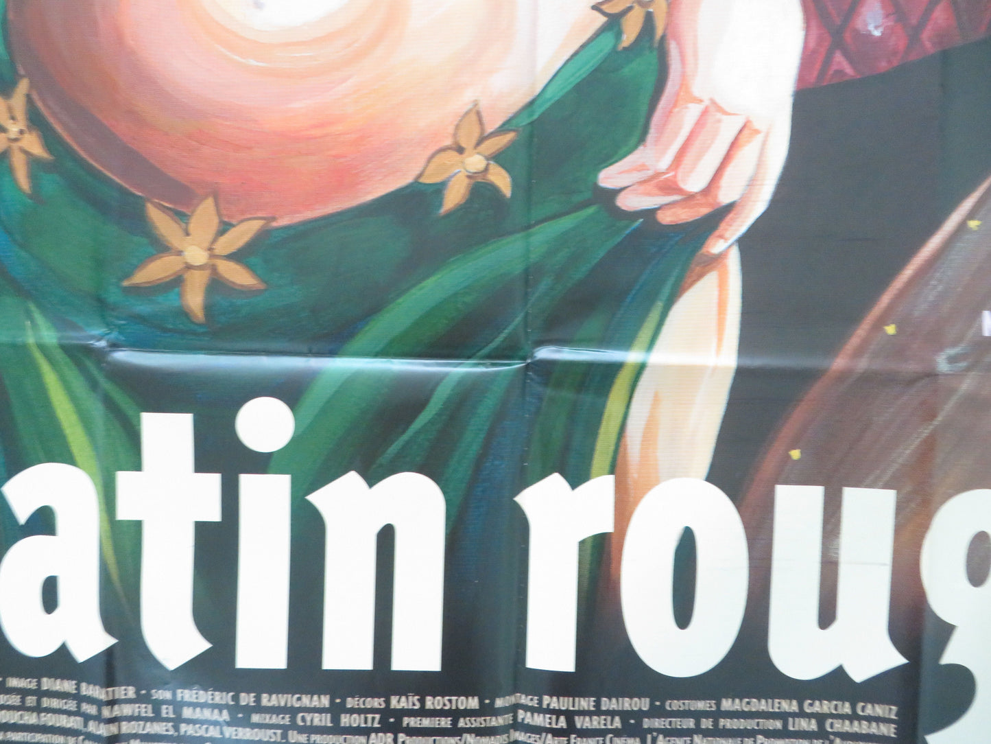 Satin Rouge French Grande Poster Hiam Abbass Hend El Fahem 2002 Movie posters