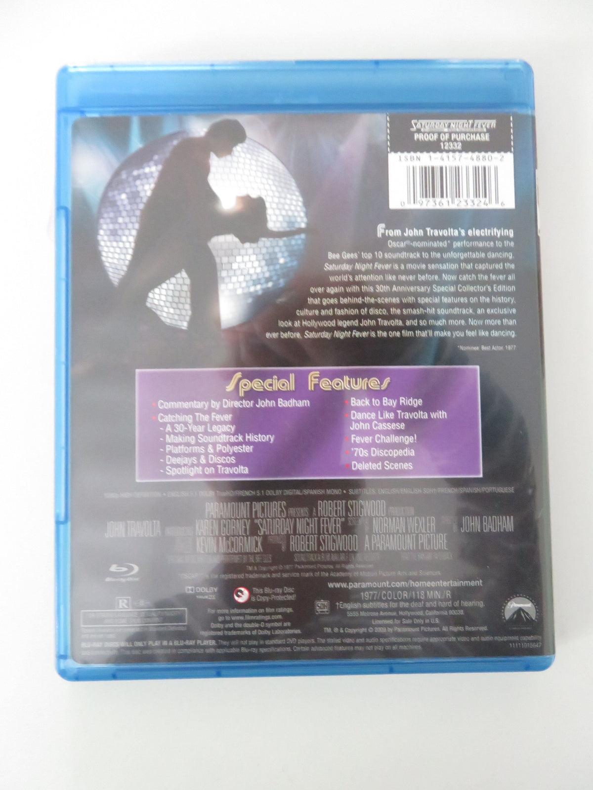 Saturday Night Fever - Special Collector's Edition (BLU-RAY) John Travolta 1977 Movie posters