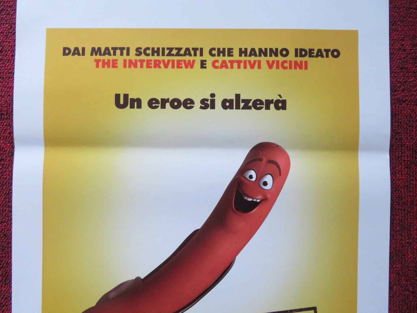 SAUSAGE PARTY ITALIAN LOCANDINA POSTER ALISTAIR ABELL IRIS APATOW 2016 Rendezvous Cinema Movie posters