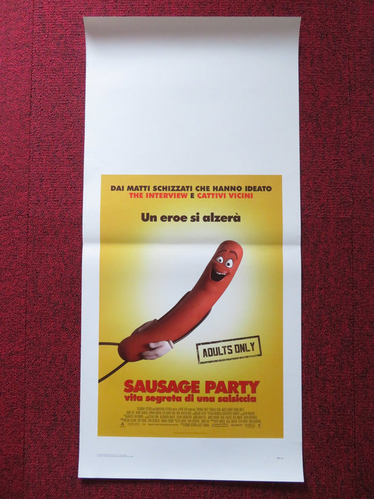 SAUSAGE PARTY ITALIAN LOCANDINA POSTER ALISTAIR ABELL IRIS APATOW 2016 Rendezvous Cinema Movie posters