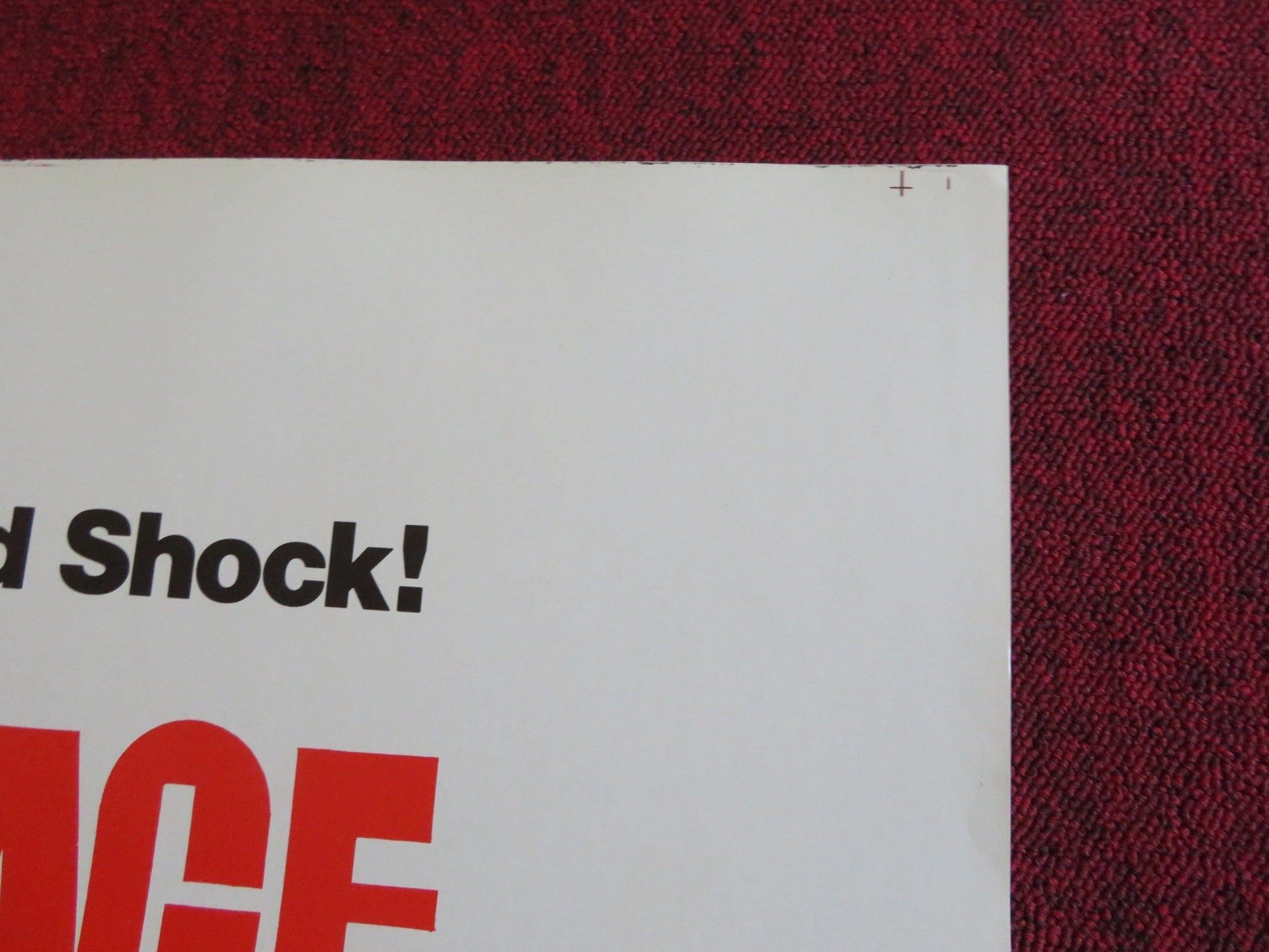 SAVAGE INTRUDER US TRI FOLDED ONE SHEET ROLLED POSTER MIRIAM HOPKINS 1970 Rendezvous Cinema Movie posters