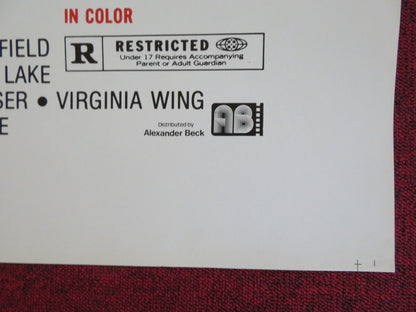 SAVAGE INTRUDER US TRI FOLDED ONE SHEET ROLLED POSTER MIRIAM HOPKINS 1970 Rendezvous Cinema Movie posters