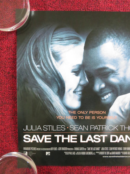SAVE THE LAST DANCE UK MINI QUAD POSTER JULIA STILES SEAN PATRICK THOMAS 2001 Rendezvous Cinema Movie posters