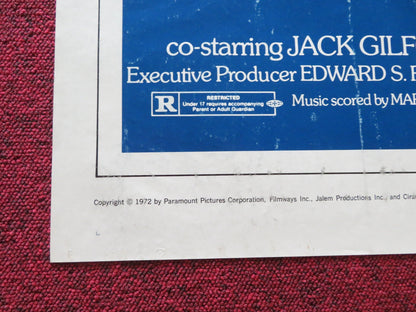 SAVE THE TIGER FOLDED US ONE SHEET POSTER JACK LEMMON JACK GILFORD 1972 Rendezvous Cinema Movie posters