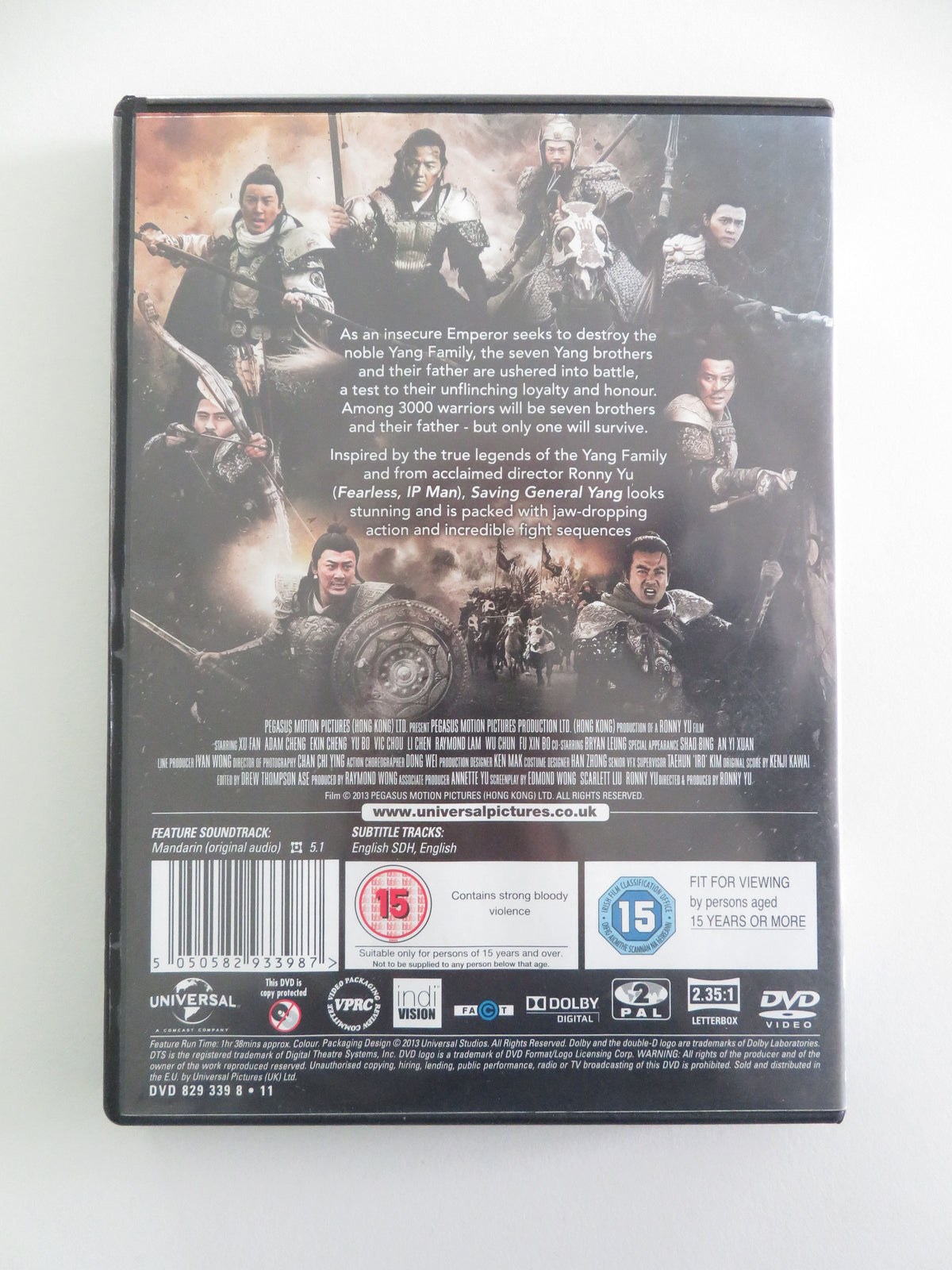 Saving General Yang (DVD) Fan Xu Adam Cheng 2013 Region 2 Movie posters